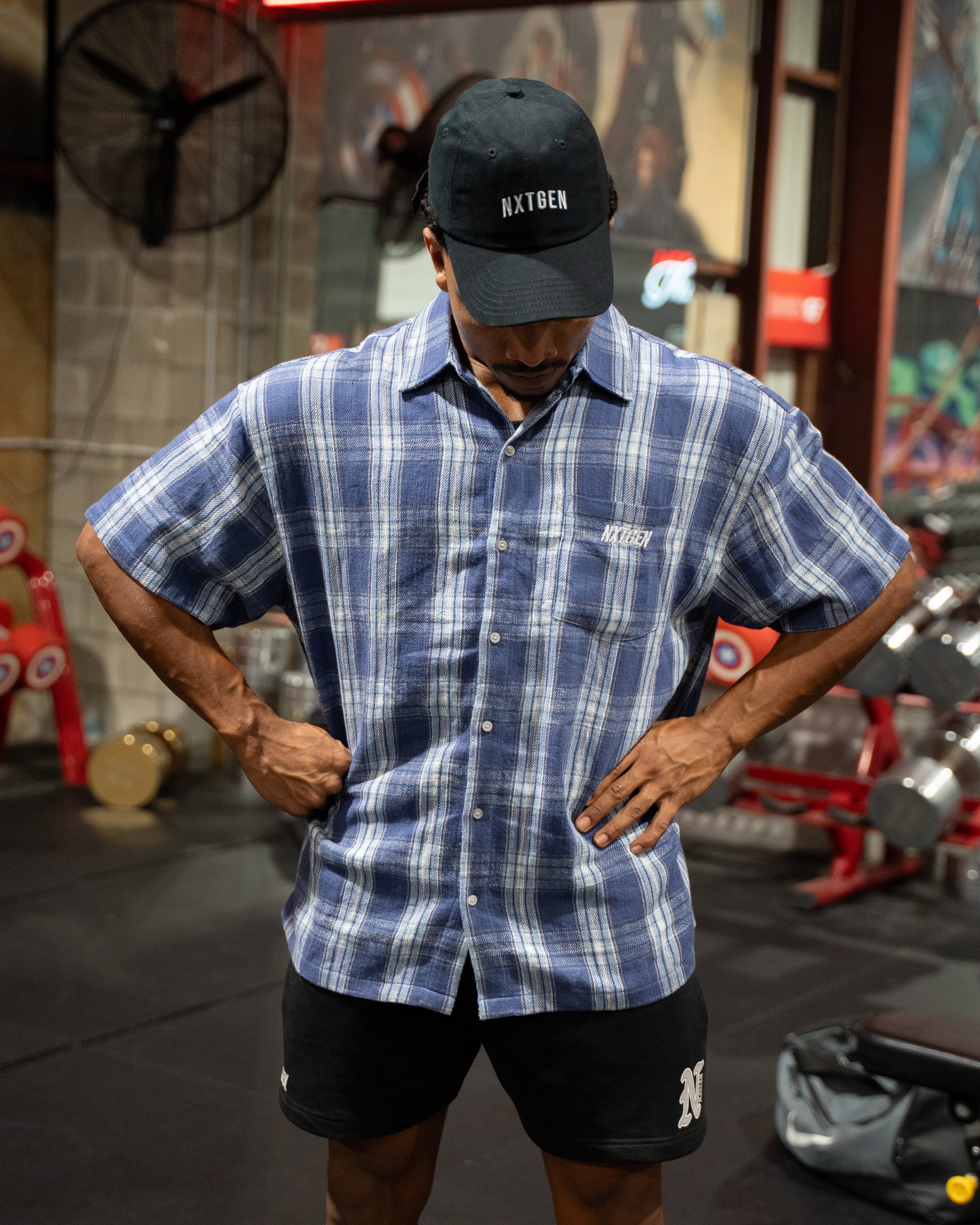 Mens Oversize Flanno T-Shirt