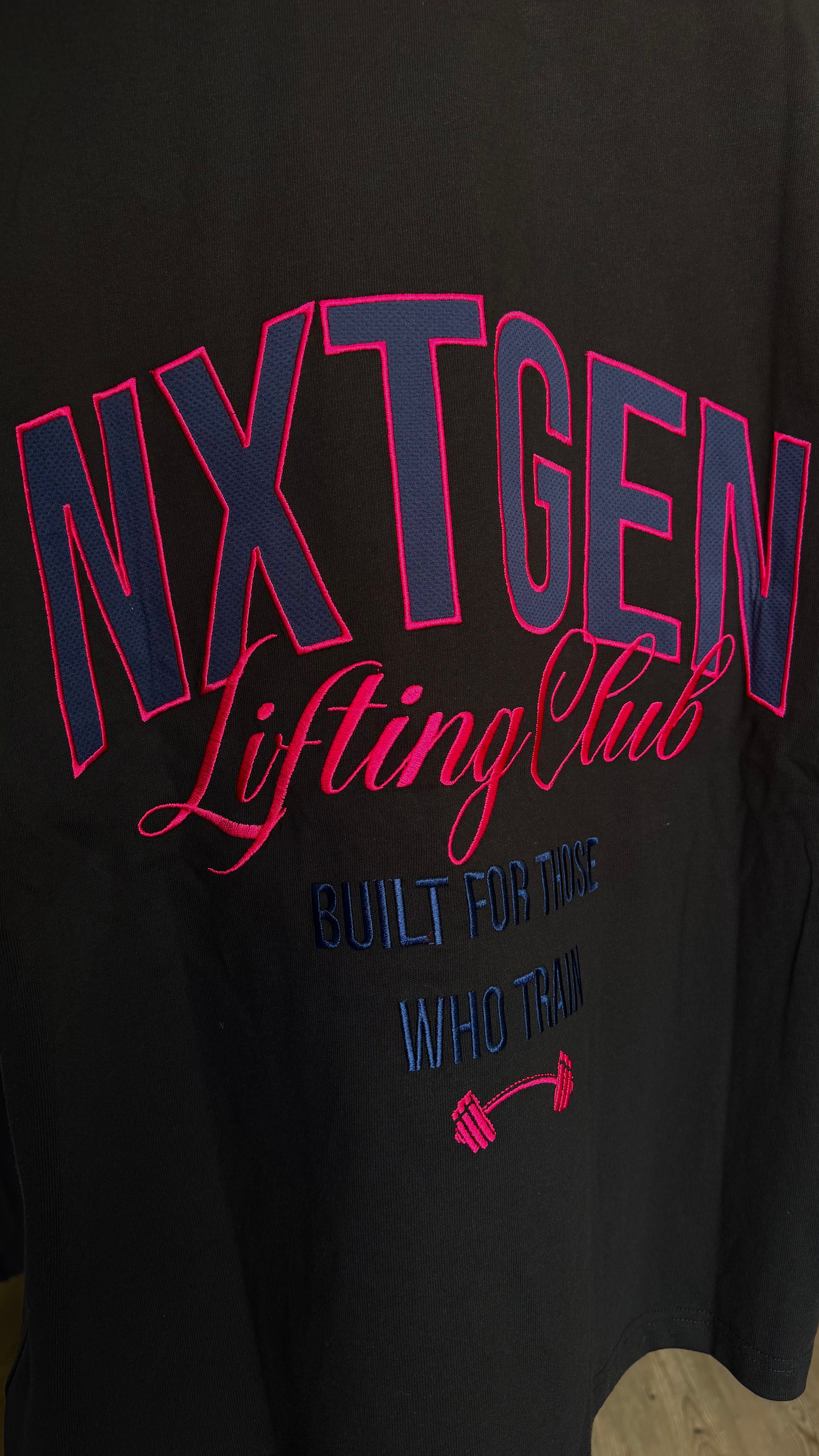 Nxtgen Lifting Club Oversize tee