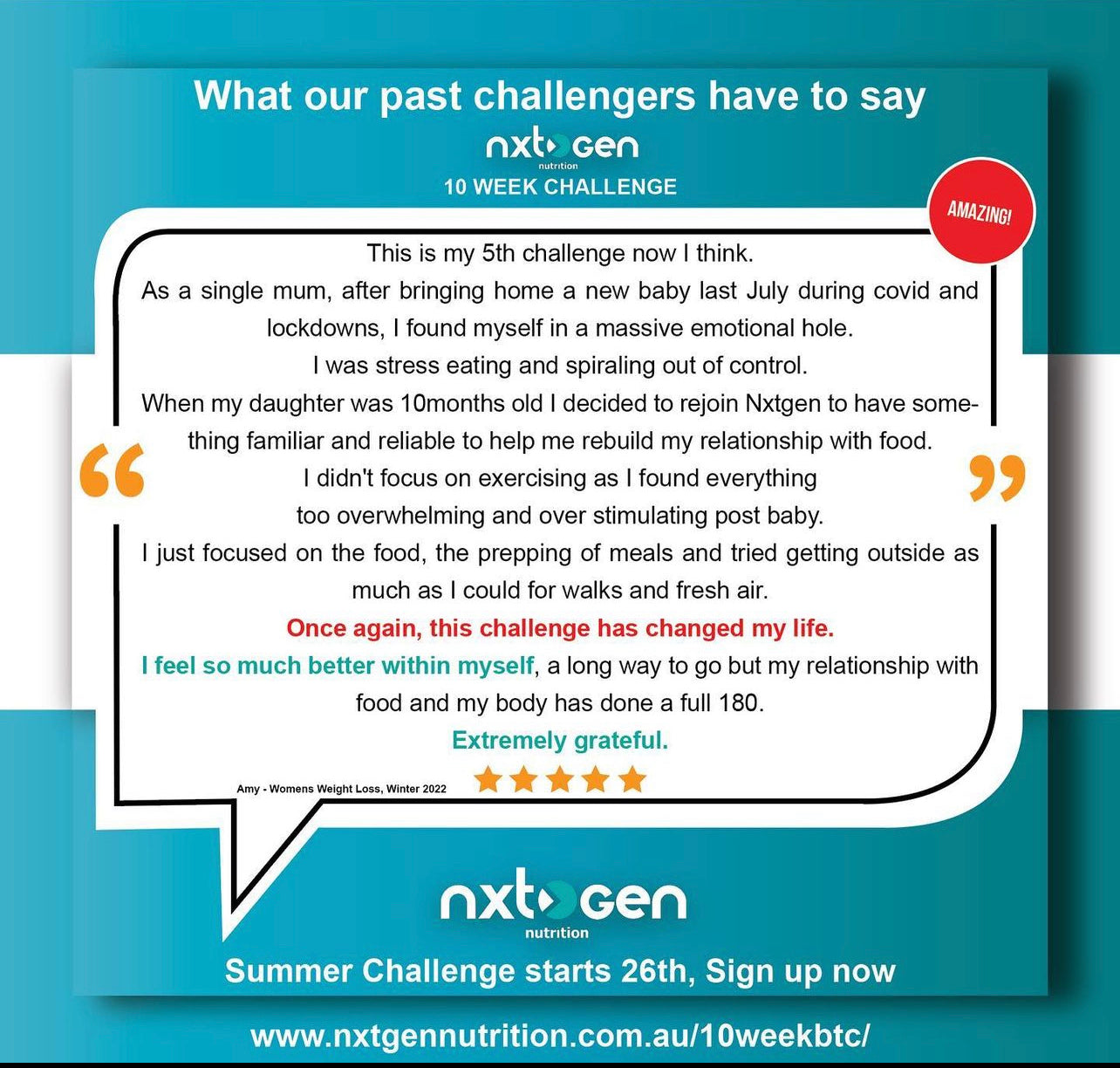 10 week challenge Summer 2025