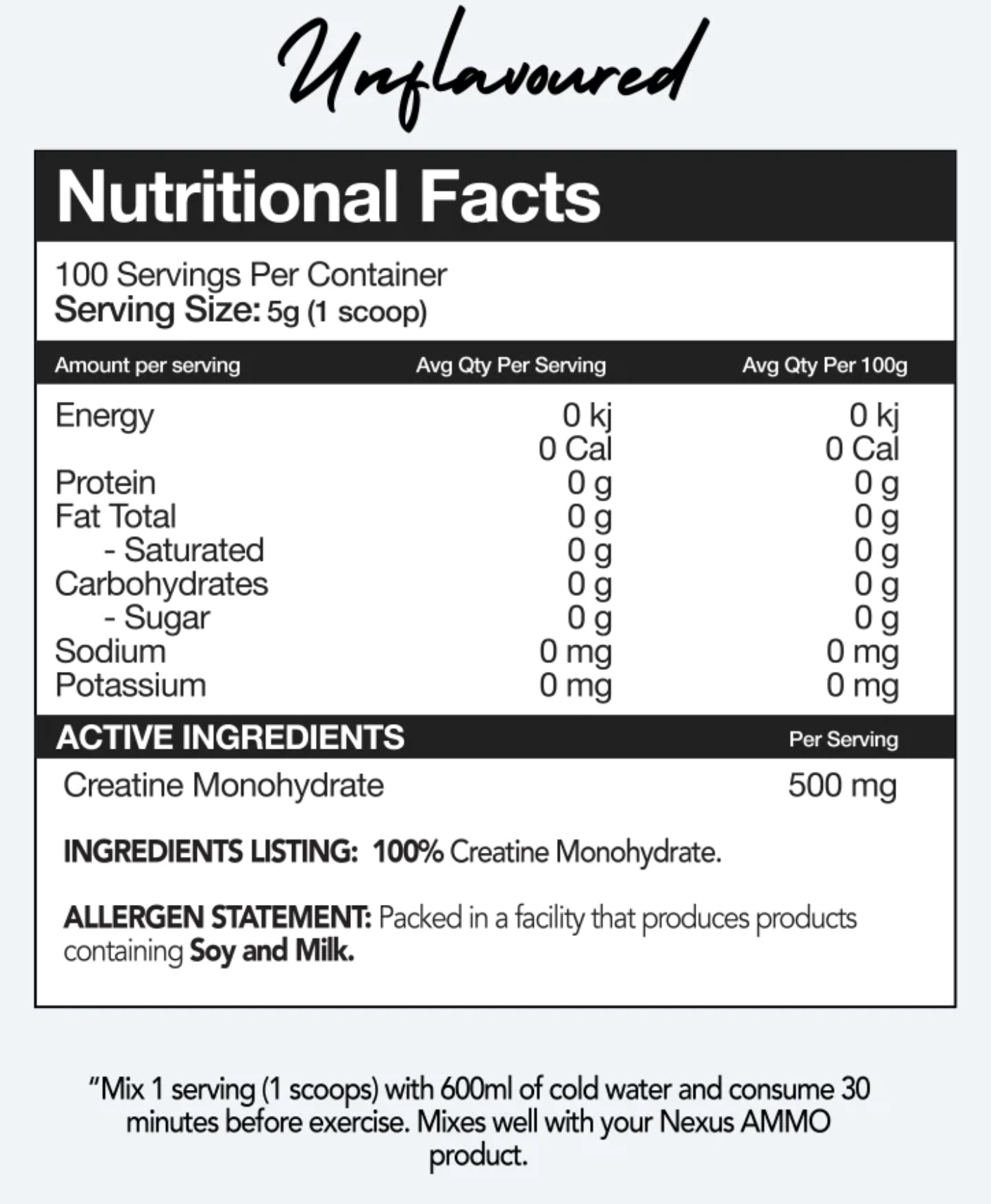 Nexus Creatine Monohydrate