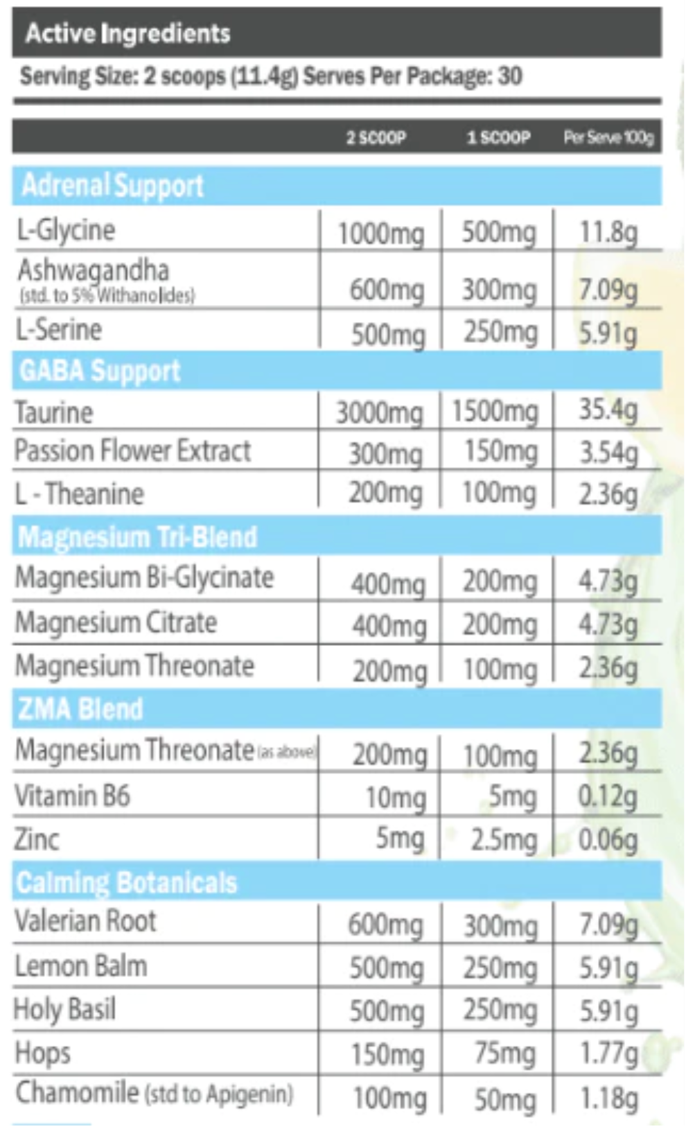 Primabolics Everyday Sleep