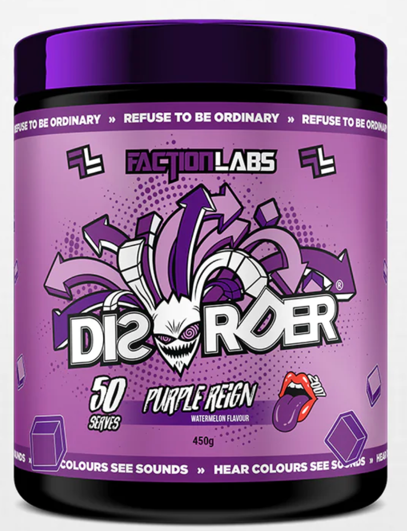Faction Labs Disorder Pre Workout - SAVE $17 OFF RRP