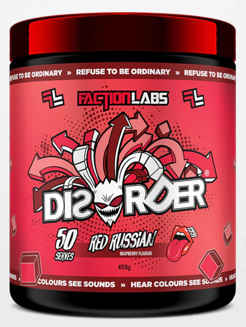 Faction Labs Disorder Pre Workout - SAVE $17 OFF RRP
