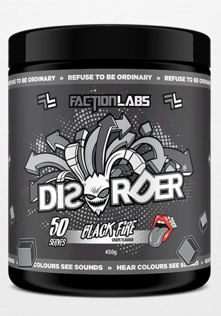 Faction Labs Disorder Pre Workout - SAVE $17 OFF RRP