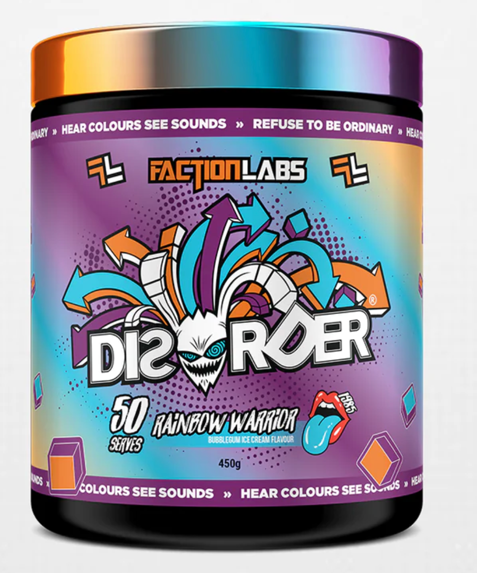 Faction Labs Disorder Pre Workout - SAVE $17 OFF RRP