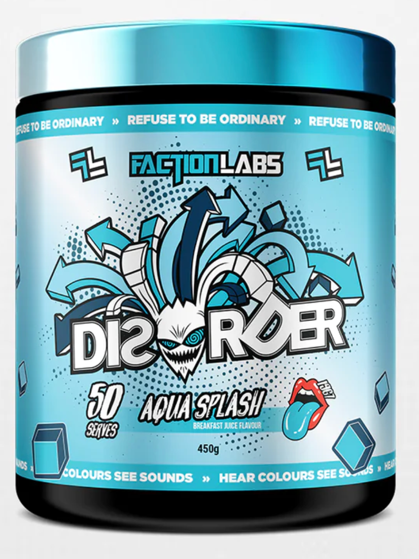Faction Labs Disorder Pre Workout - SAVE $17 OFF RRP