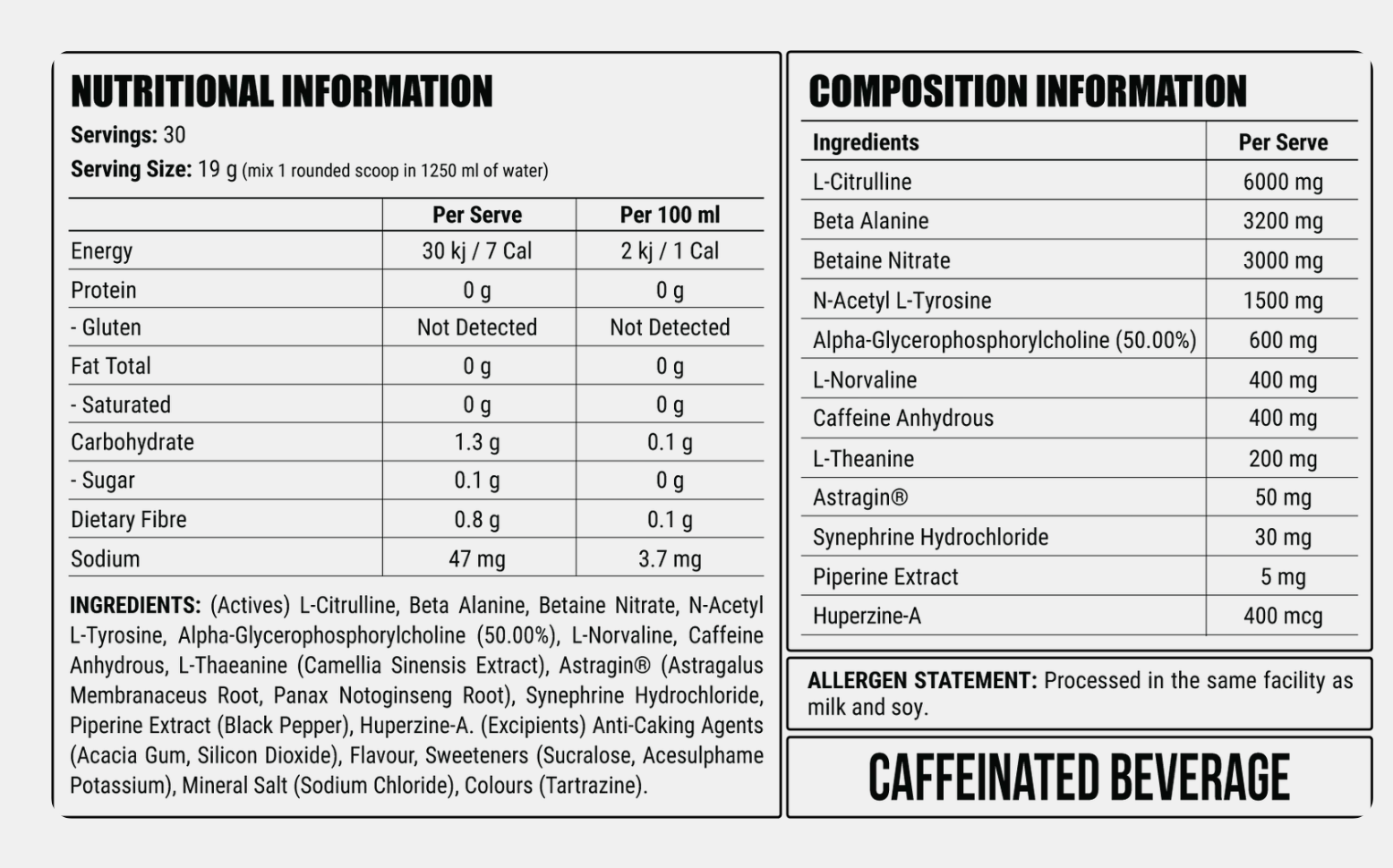 Faction Labs Disorder Ultimate - SAVE $20 off RRP