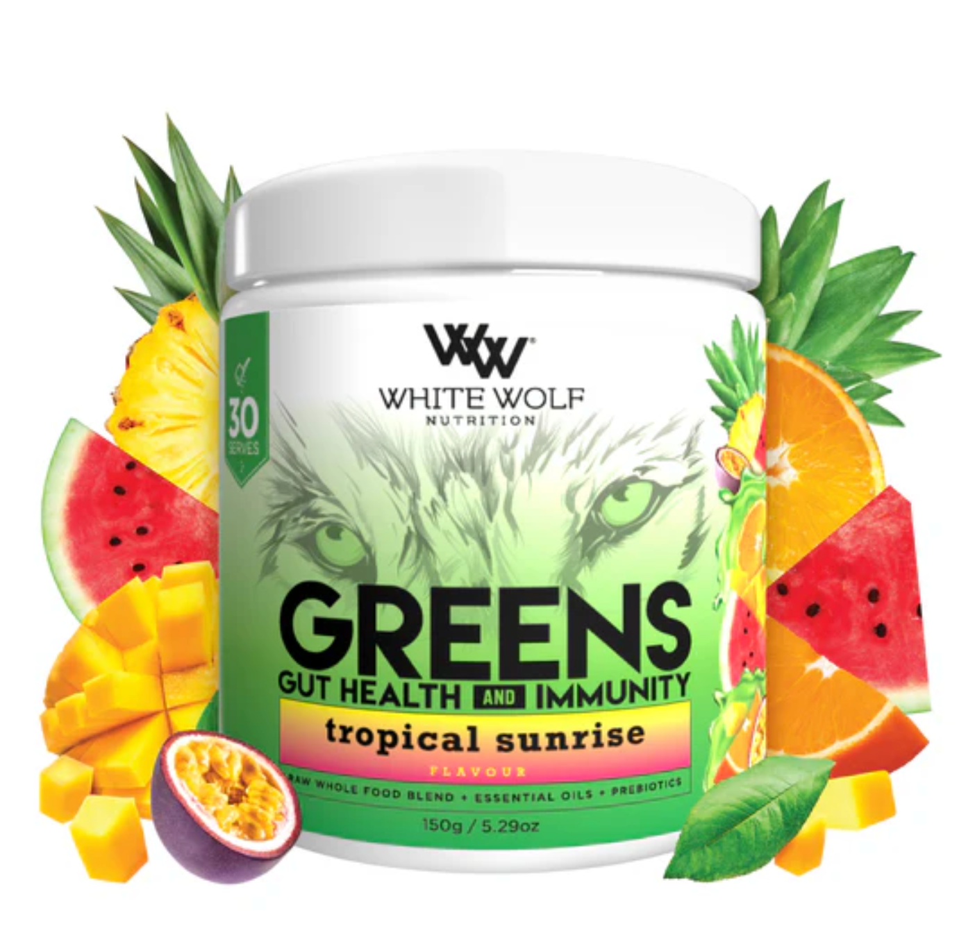 White Wolf - Greens & Immunity Super Blend