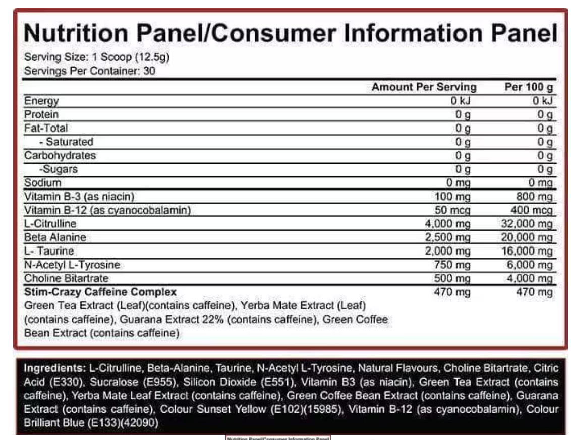 51-50 pre workout powder