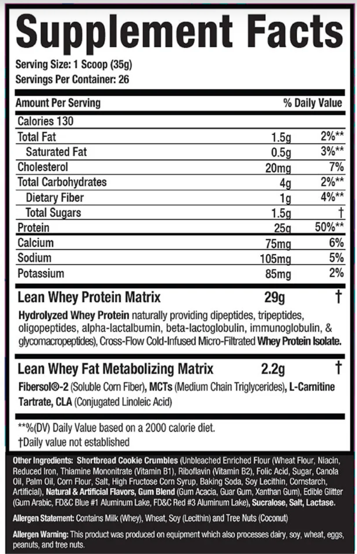 Muscle Sport lean whey