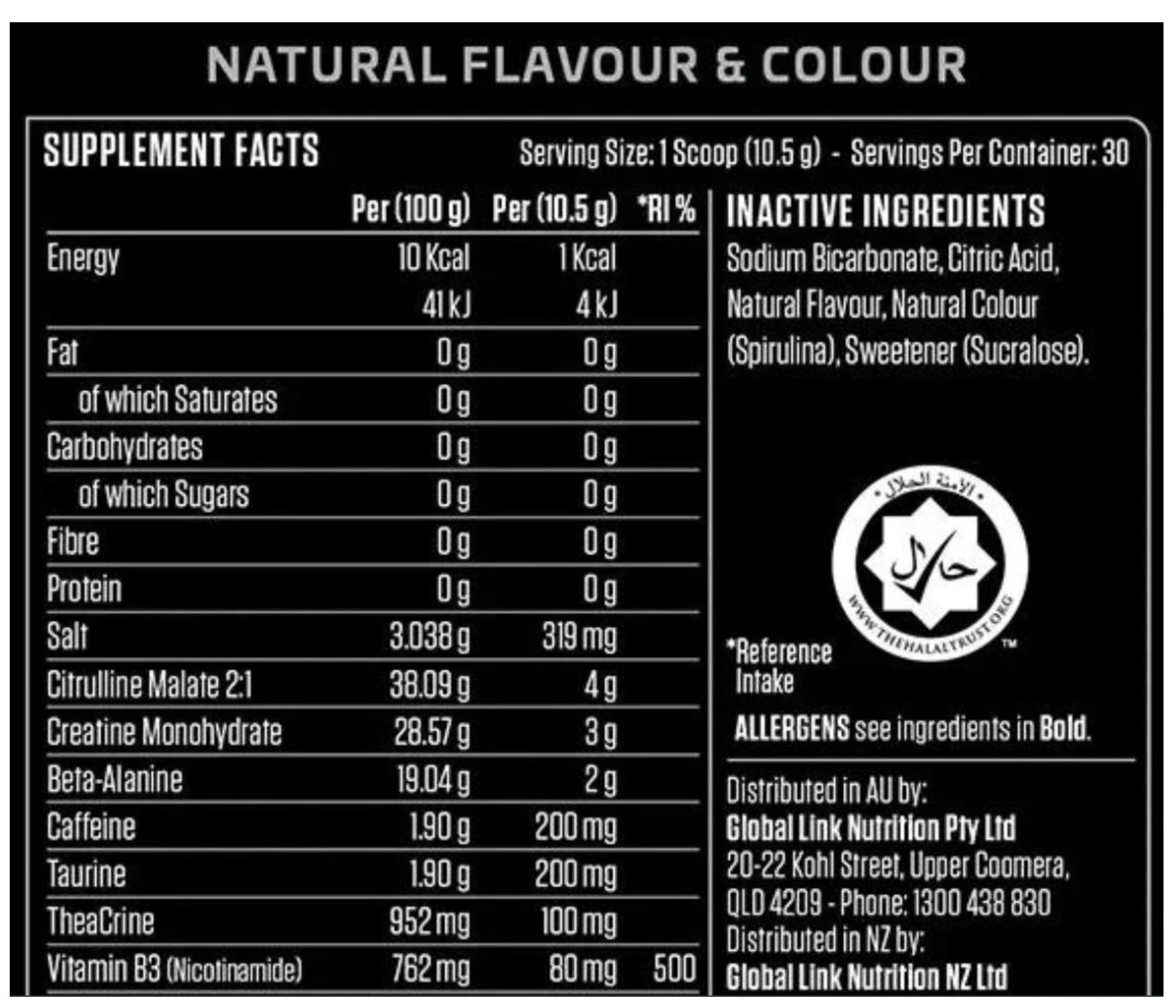 A.B.E All Black Everything Pre workout