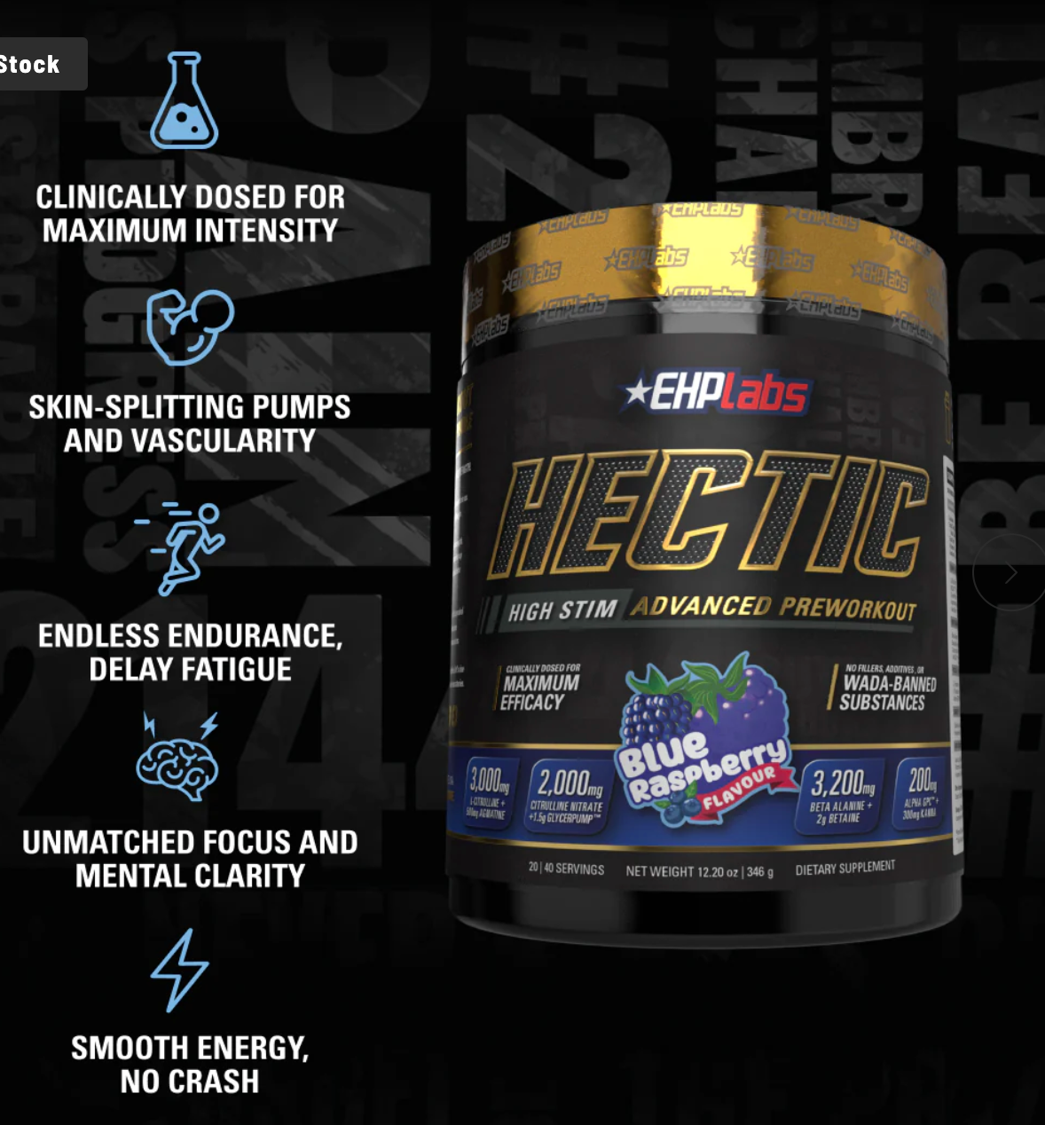 EHP Labs HECTIC Pre-Workout