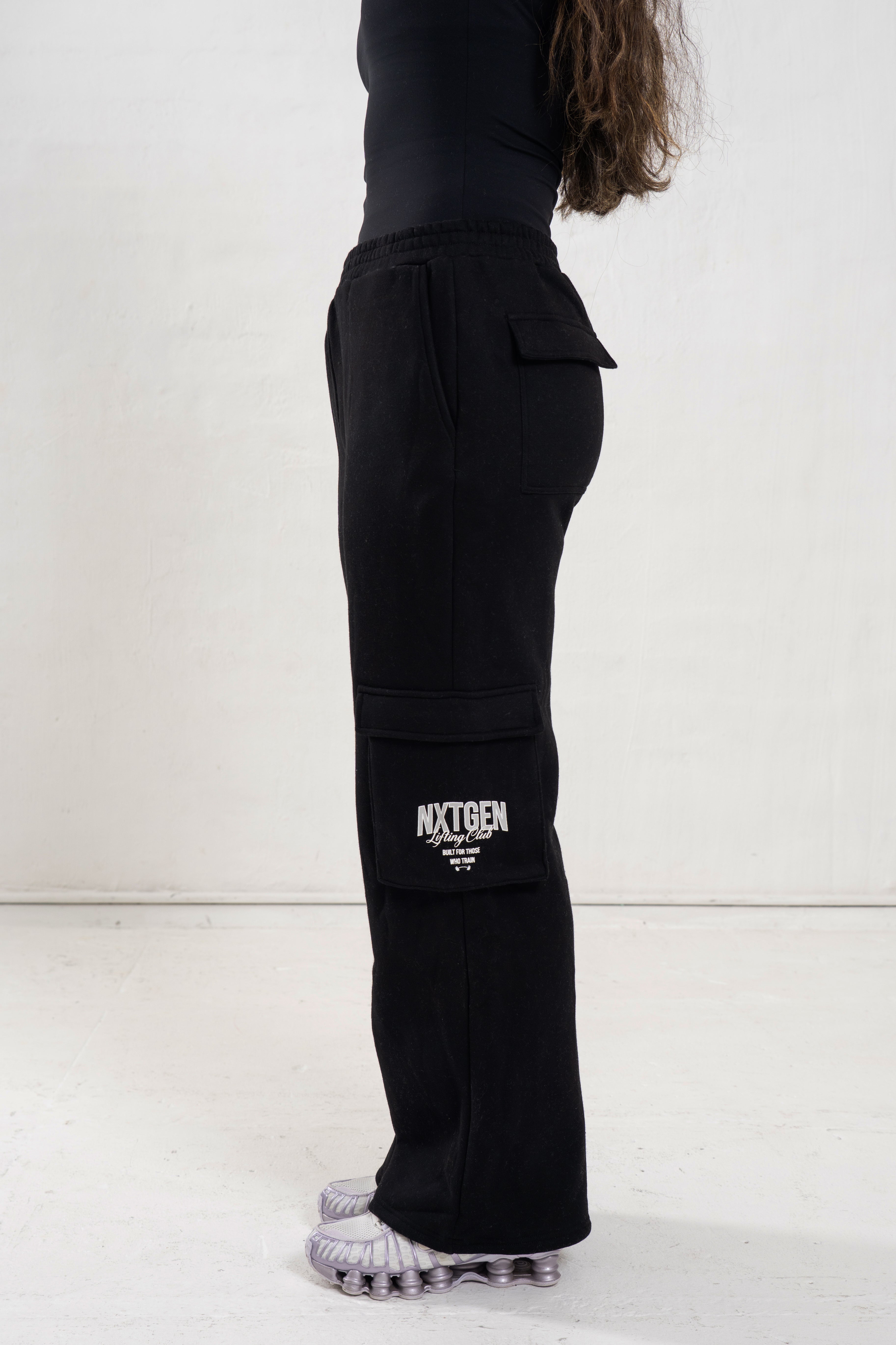 Womens Loose leg Cargo trackpant