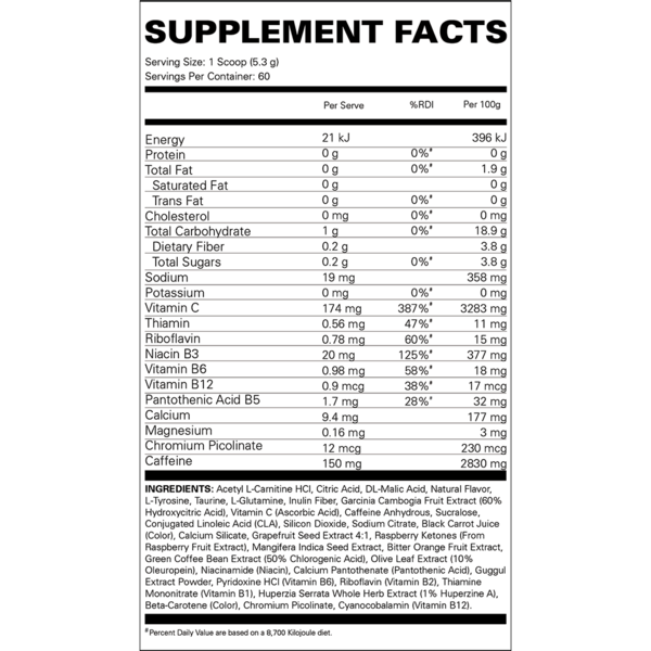 EHP Labs OxyShred - Advanced Fat Burner Supplement