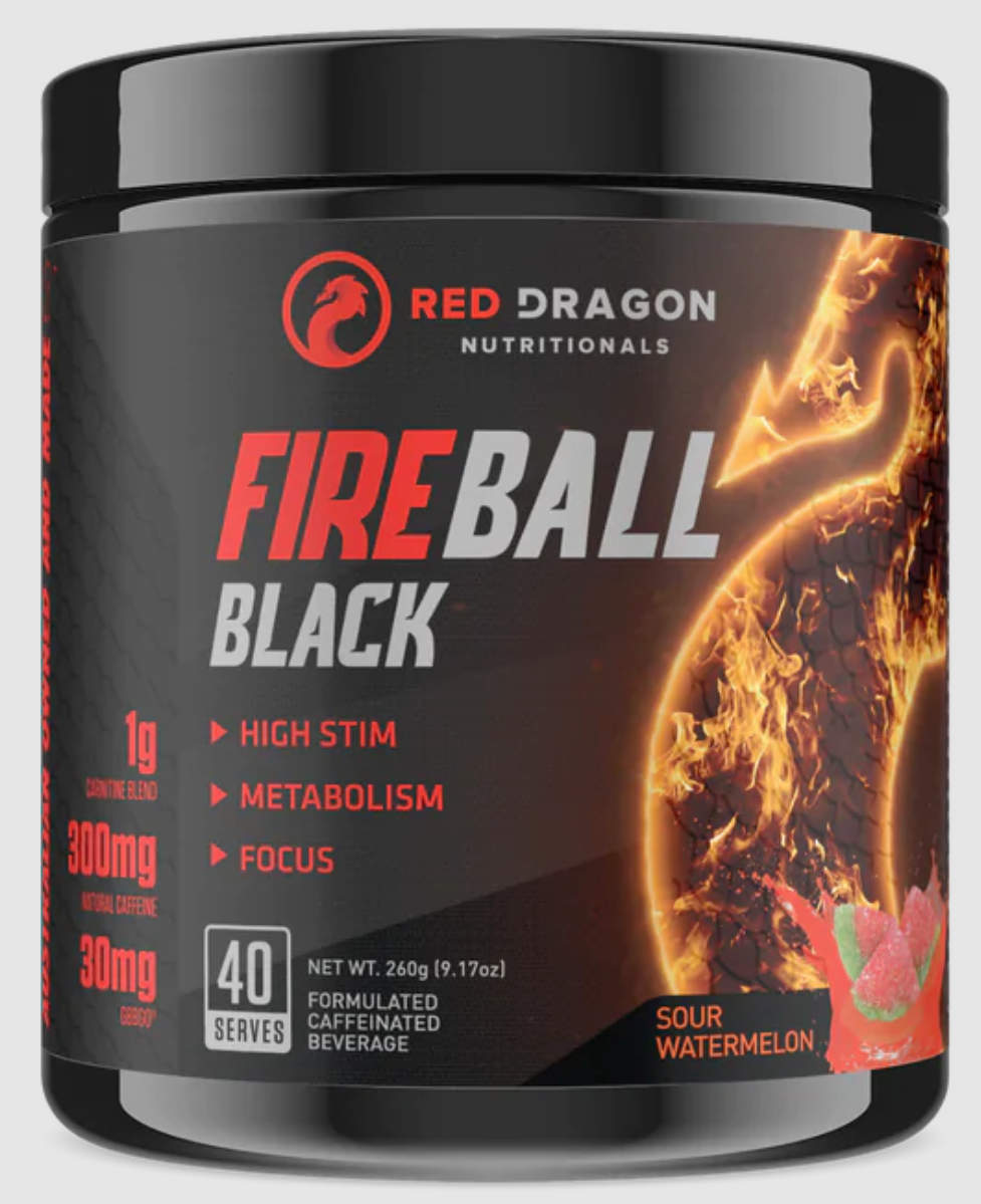 Red Dragon Fireball Black