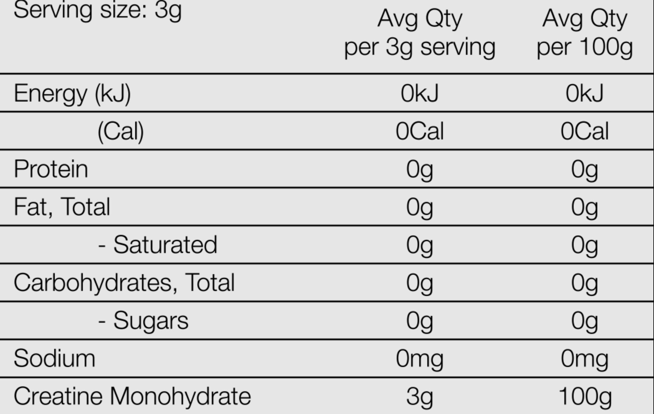 Evolve Creatine 500g