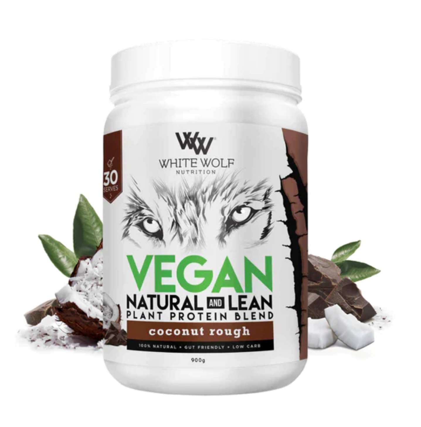 WHITE WOLF NATURAL + LEAN VEGAN PROTEIN BLEND