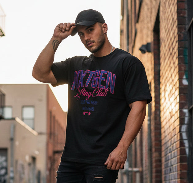 Nxtgen Lifting Club Oversize tee