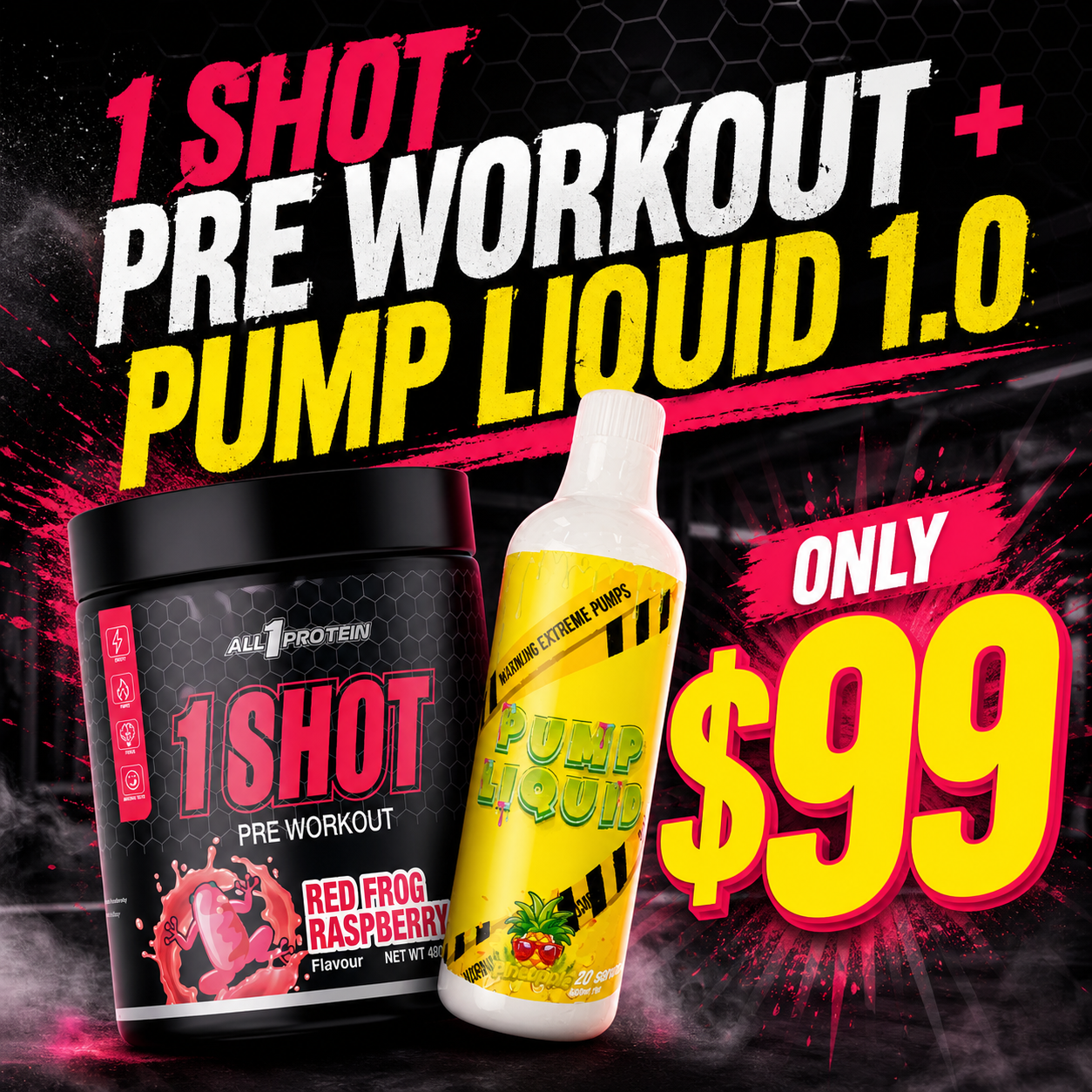 Pre n Pump Liquid Special $99!