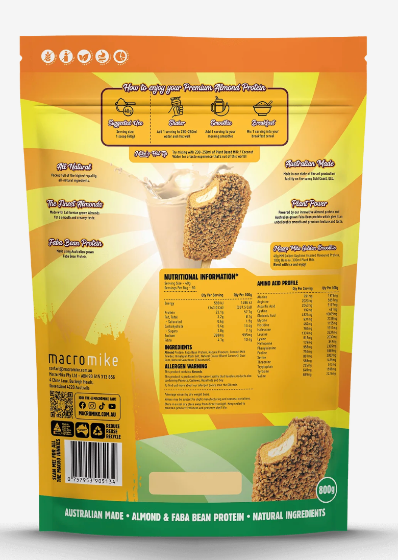 Macro Mike Golden Gaytime