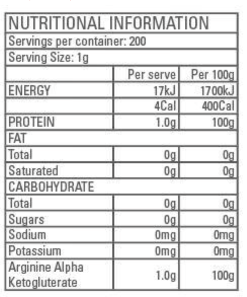 Gen-Tec Pure Arganine AKG