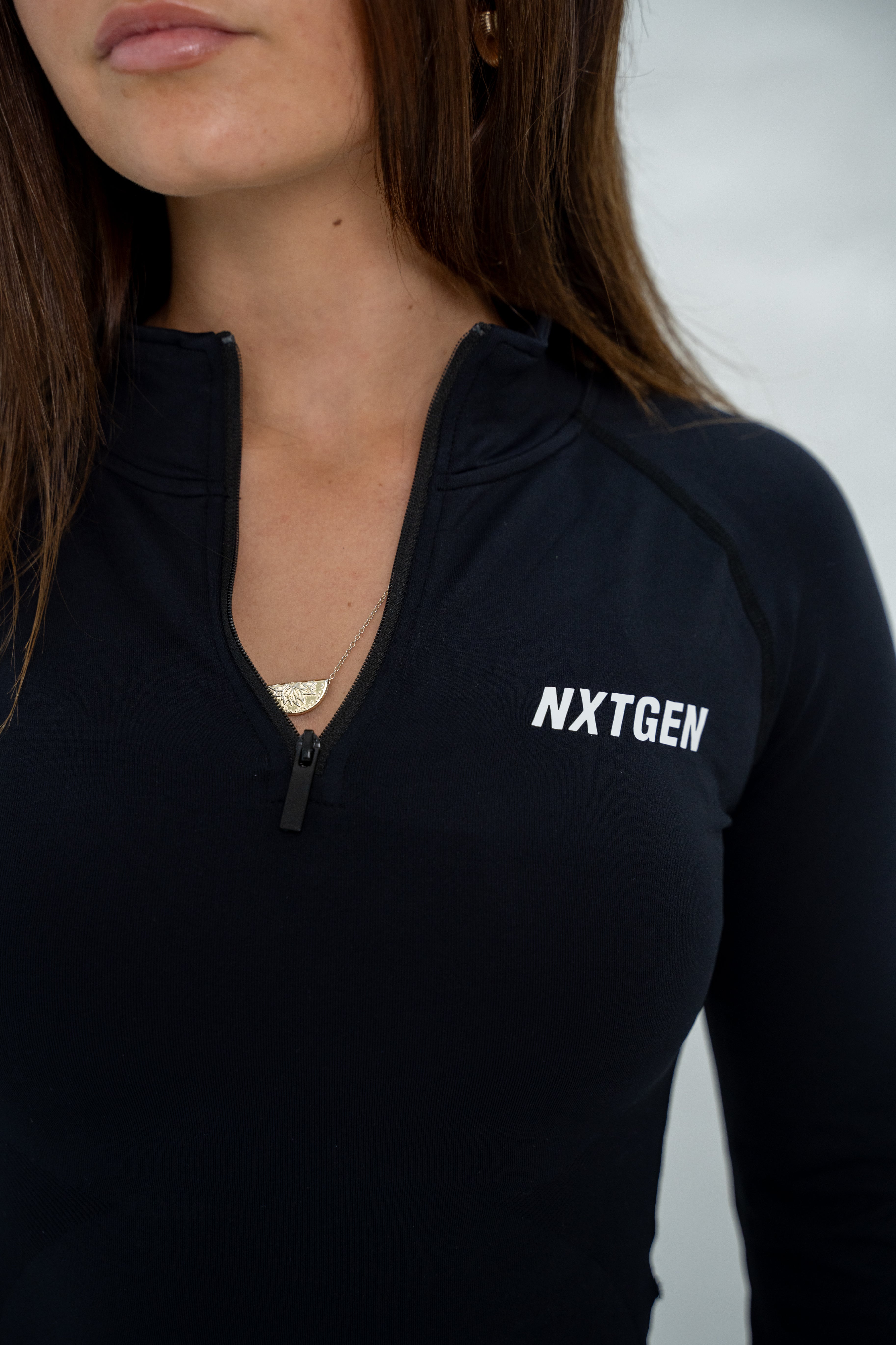 Womens Qtr Zip Top