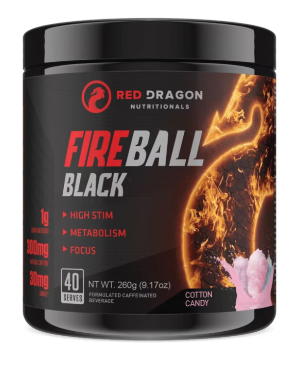 Red Dragon Fireball Black
